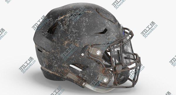 images/goods_img/20210312/3D Football Helmet Riddell SpeedFlex Rusty model/5.jpg